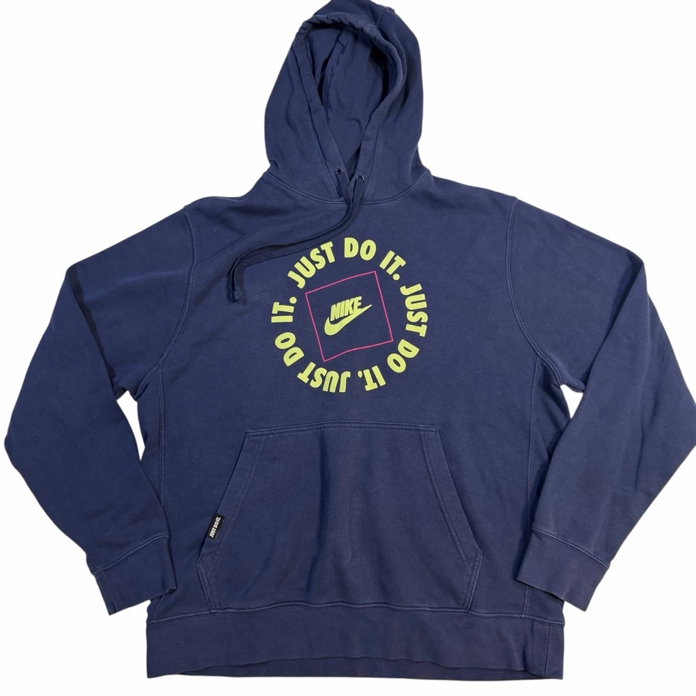 Nike Men's Fleece Hoodie JDI in the Midnight Navy Large DA0151-410